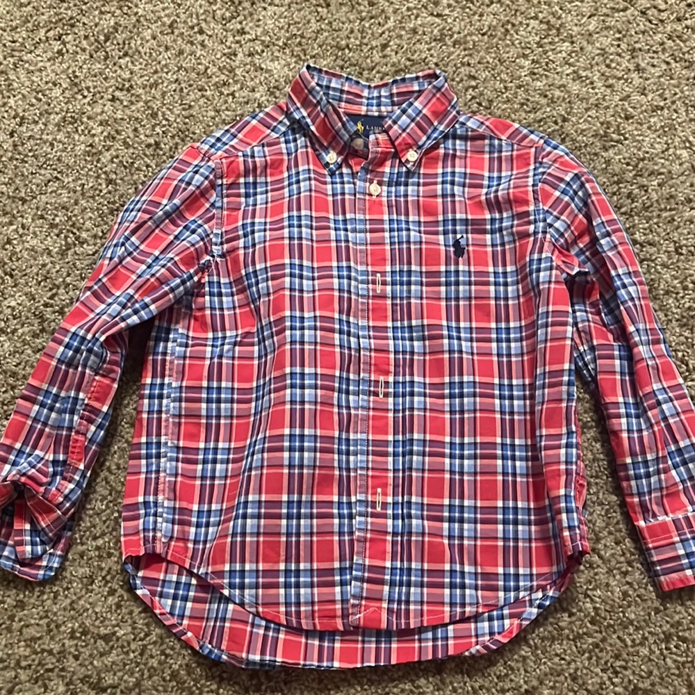 Toddler Boy Polo Button Down. Size 3T